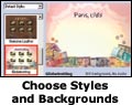 Choose Styles and Backgrounds