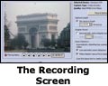 The Recording Screen