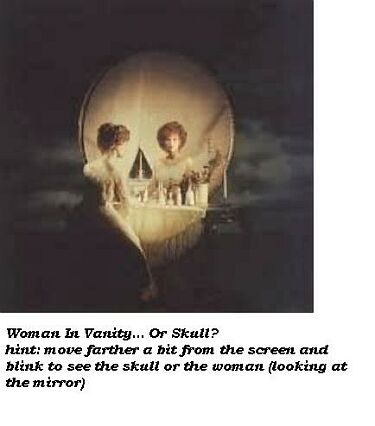 woman or skull